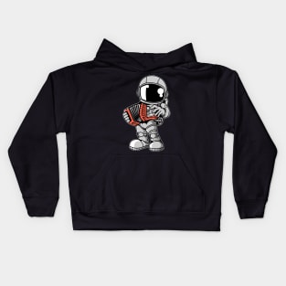 Astronaut Accordion Kids Hoodie